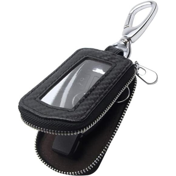 Universal Premium Car Key Fob Case Genuine Leather Car Smart Key fob Holder for - Picture 1 of 6